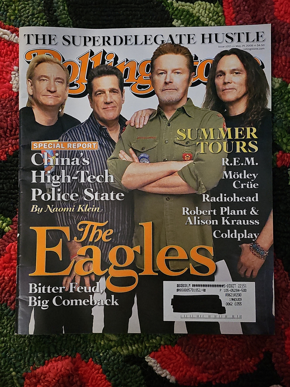 Vintage Rolling Magazine - The Eagles - May 2008 - Mint Condition